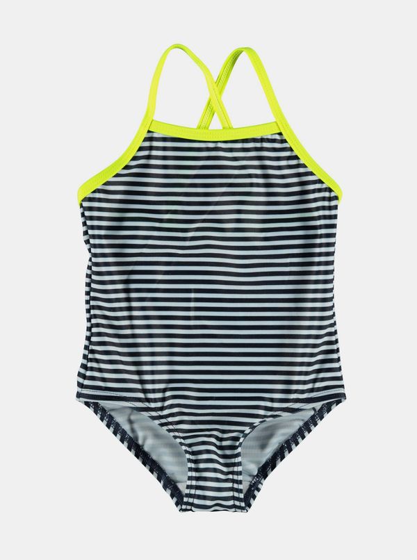 name it White-Blue Girls Striped One Piece Swimwear name it Felisia - Unisex