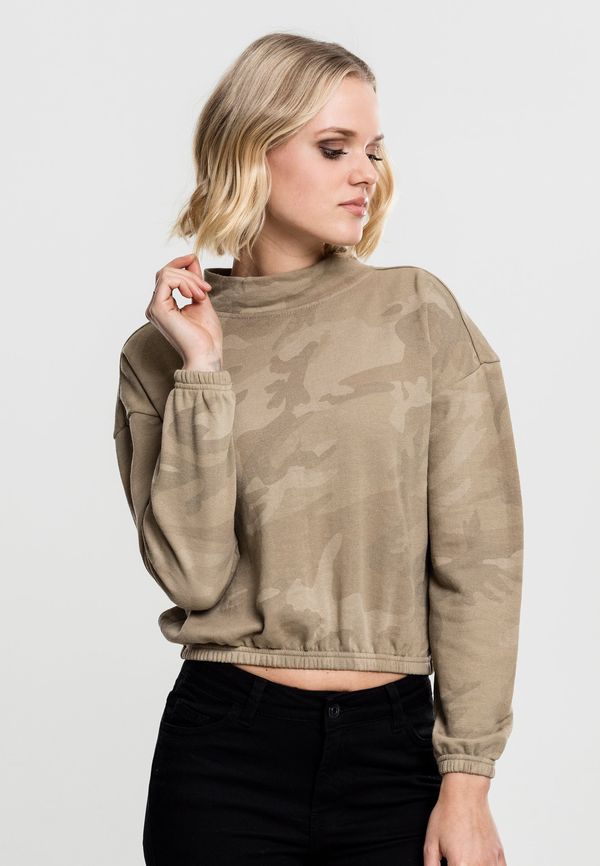 UC Ladies Women's Camo Crew turtleneck with sand mask