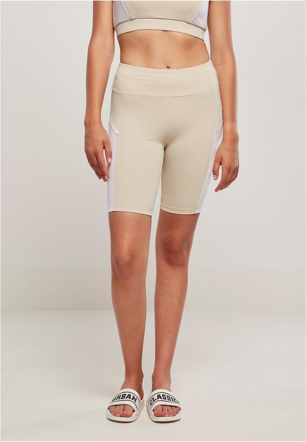 UC Ladies Women's Color Block Cycle Softseagrass/White Shorts