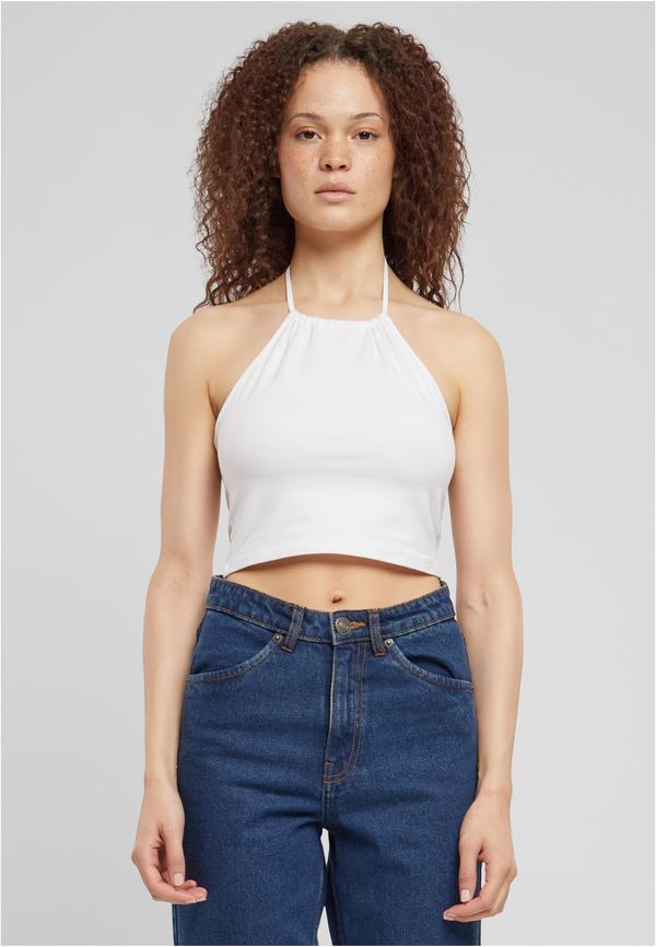 UC Ladies Women's cropped neck warmer Top white