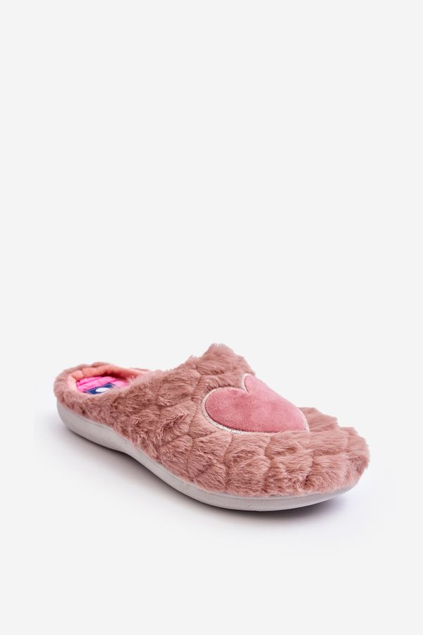 Kesi Women's fur home shoes Inblu Pink