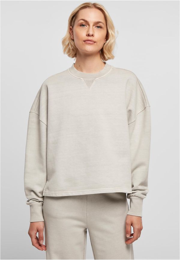UC Ladies Women's Heavy Terry Garment Dye Crewneck warmgrey