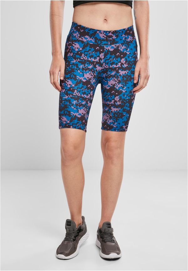 UC Ladies Women's High Waist Camo Tech Cycle Digital duskviolet camo shorts