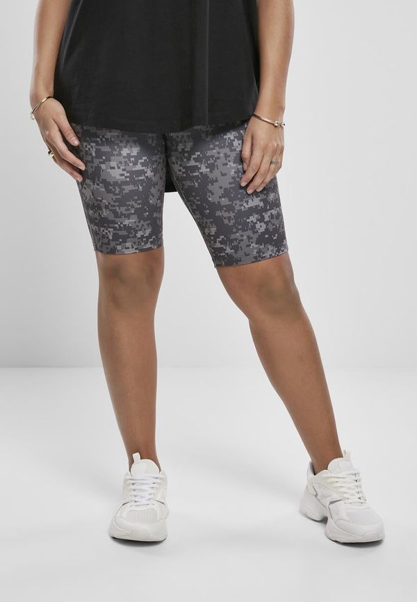 UC Ladies Women's High Waist Camo Tech Cycle Shorts Dark Digital Camouflage