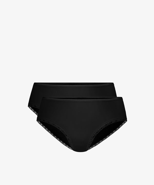 Atlantic Women's panties ATLANTIC Hipster 2Pack - black