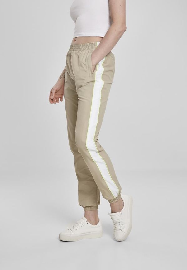 UC Ladies Women's Piped Track Trousers Concrete/Electric Lime