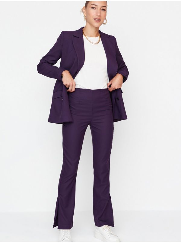 Trendyol Women's purple pants with slits Trendyol - Women
