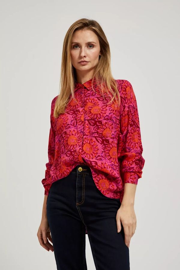 Moodo Women's shirt MOODO - dark pink