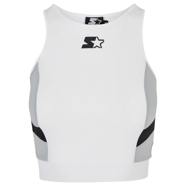 Starter Black Label Women's Sports Cropped Top White/Black