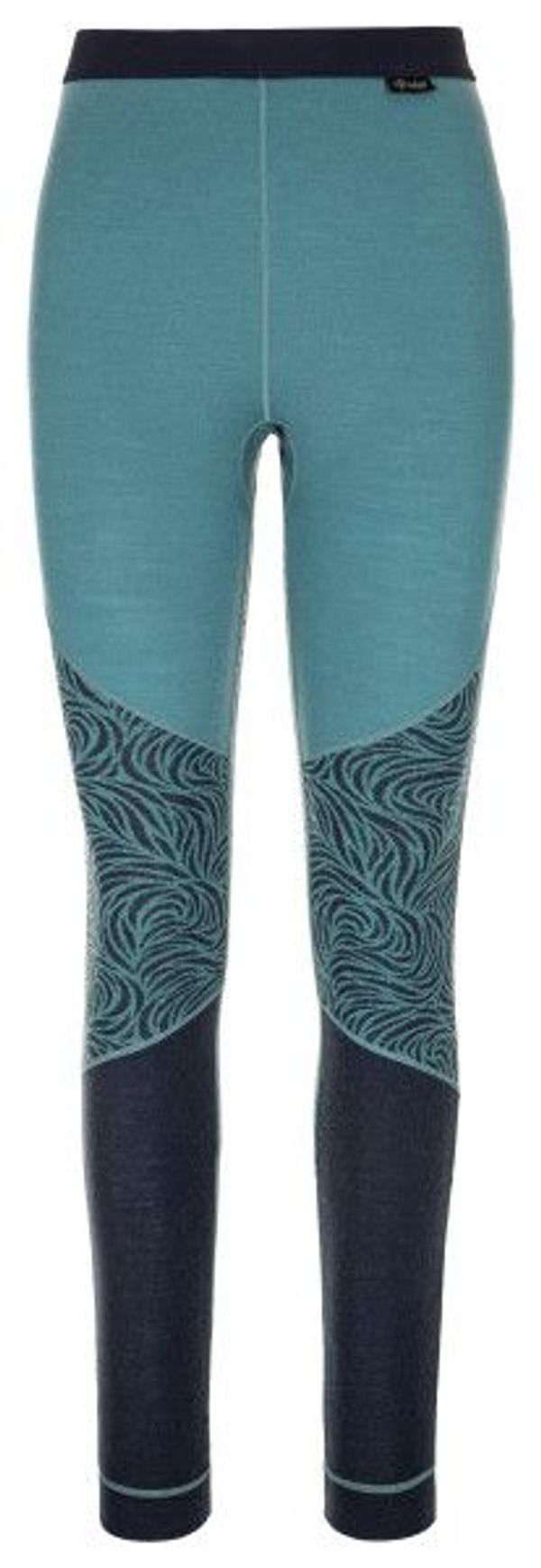 Kilpi Women's thermal trousers from merino wool KILPI JANNA-W dark green