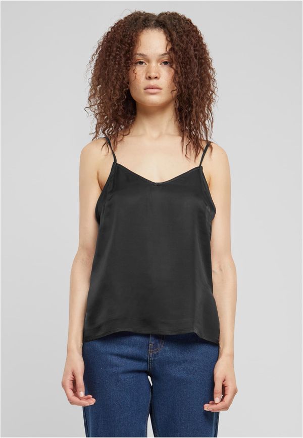 UC Ladies Women's Visse Satin Tank Top - Black