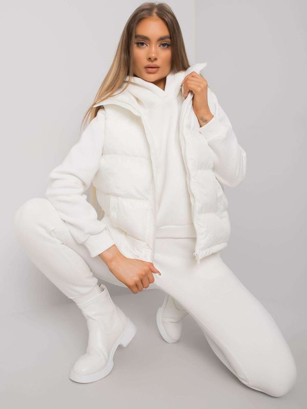 Fashionhunters Women's white three-piece set