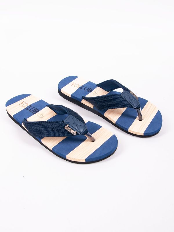 Yoclub Yoclub Man's Men's Flip-Flops OFL-0068F-9900 Navy Blue