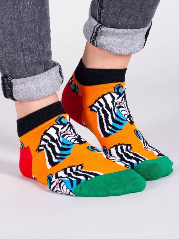 Yoclub Yoclub Unisex's Ankle Funny Cotton Socks Patterns Colours SKS-0086U-A600
