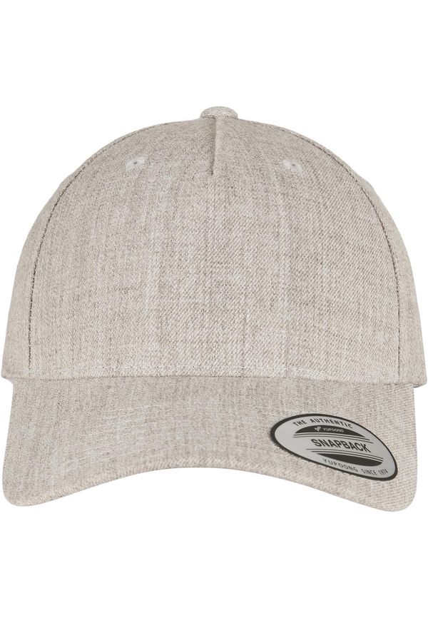 Flexfit YP CLASSICS 5-PANEL PREMIUM COVERED CAP HEATHER GREY SNAPBACK CAP