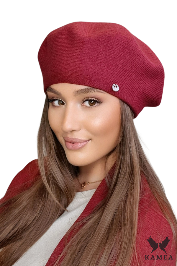 Kamea Ženska beretka Kamea Kamea_Beret_K.22.036.15_Claret