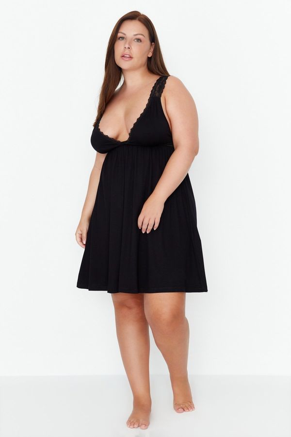 Trendyol Ženska haljina Trendyol TBBAW23CH00000/Black