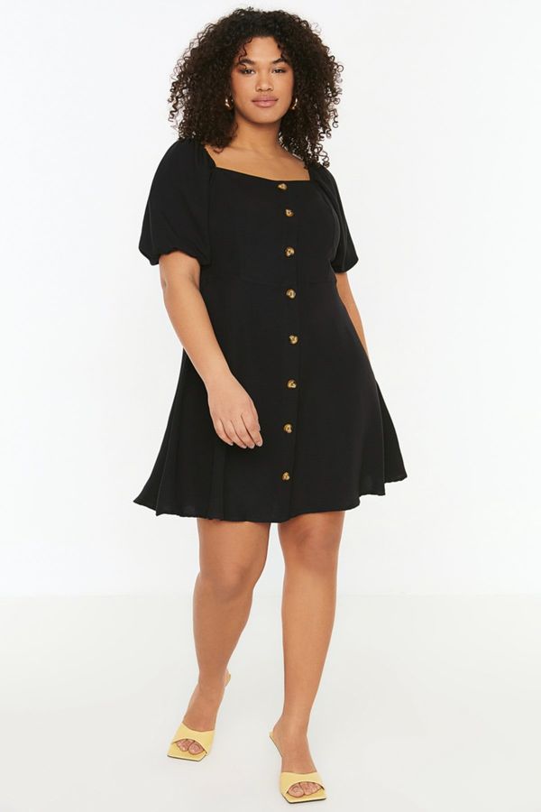 Trendyol Ženska haljina Trendyol TBBSS22EL1673/Black
