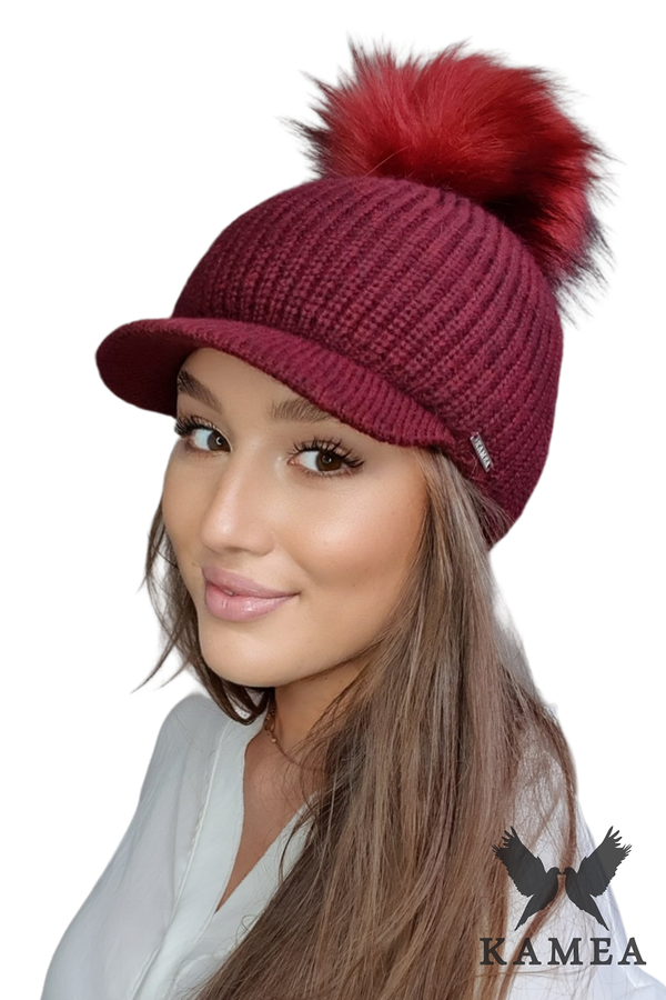 Kamea Ženska kapa Kamea Kamea_Hat_K.22.014.15_Claret