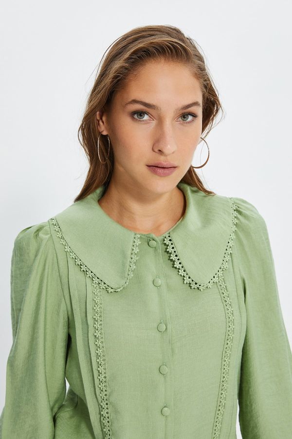 Trendyol Ženska košulja Trendyol Lace detailed