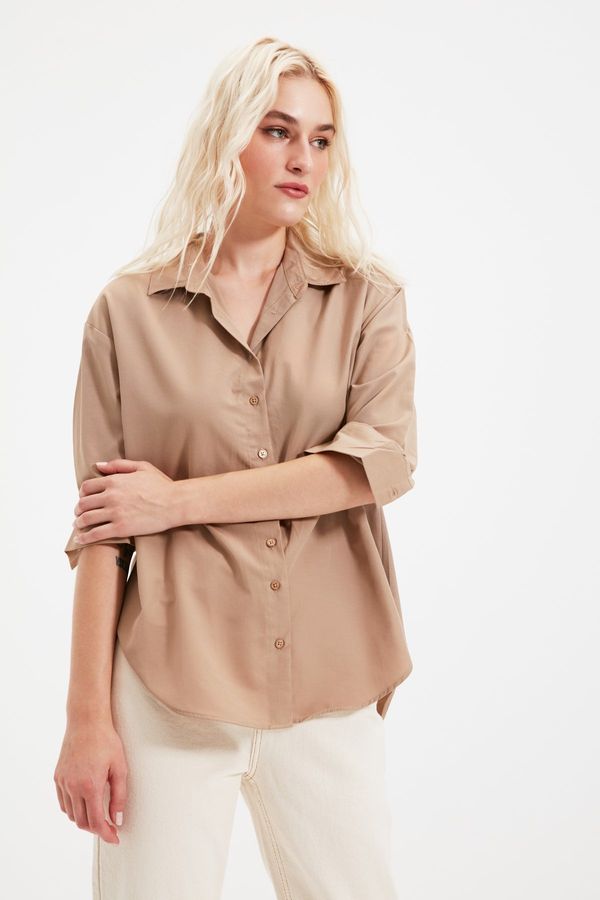 Trendyol Ženska košulja Trendyol Loose Fit