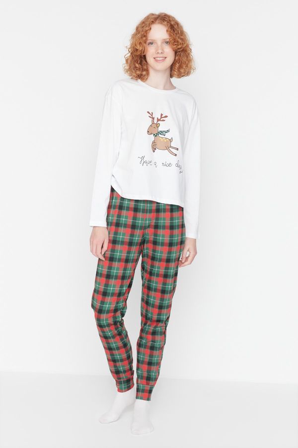 Trendyol Ženska pidžama Trendyol Christmas