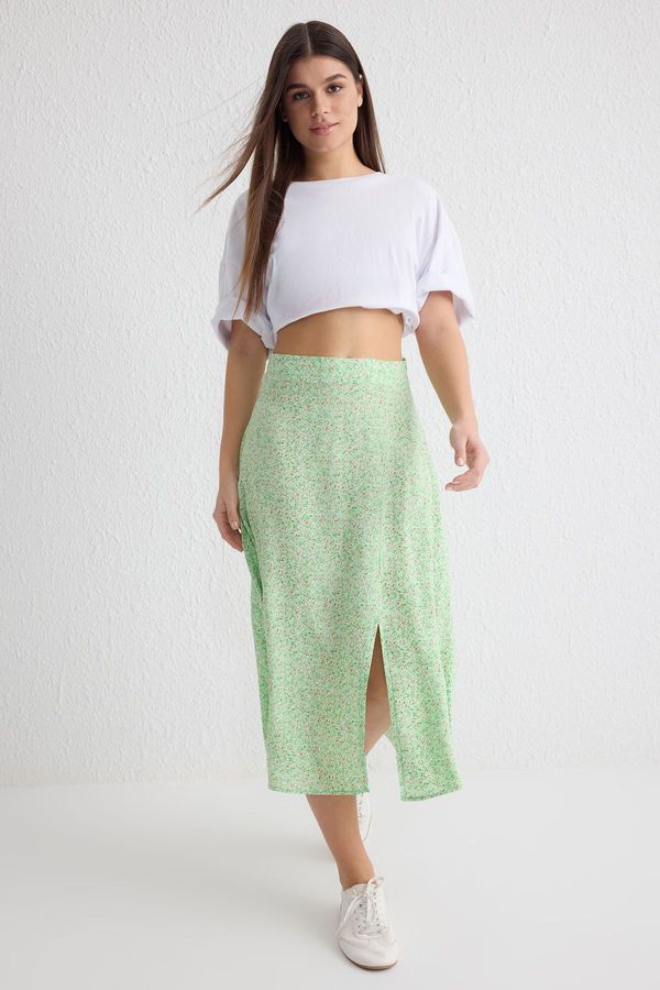 Trendyol Ženska suknja Trendyol Floral Patterned