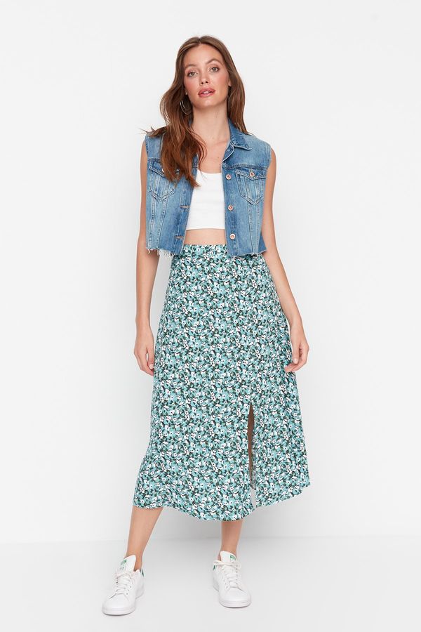 Trendyol Ženska suknja Trendyol Floral Patterned
