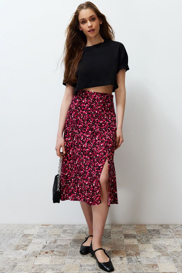Trendyol Ženska suknja Trendyol Floral Patterned