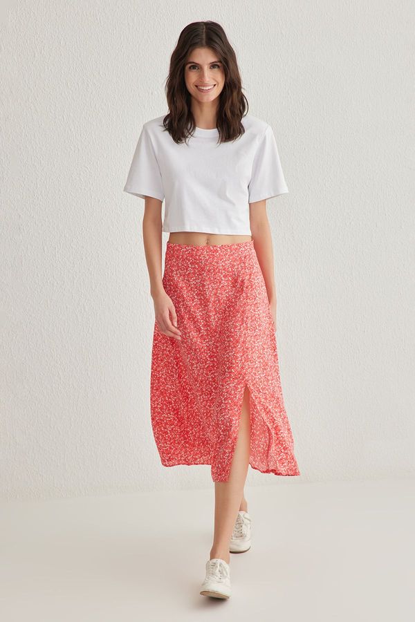Trendyol Ženska suknja Trendyol Floral Patterned