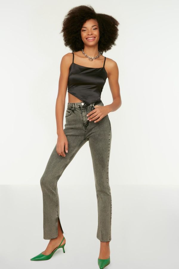 Trendyol Ženske traperice Trendyol Slim fit