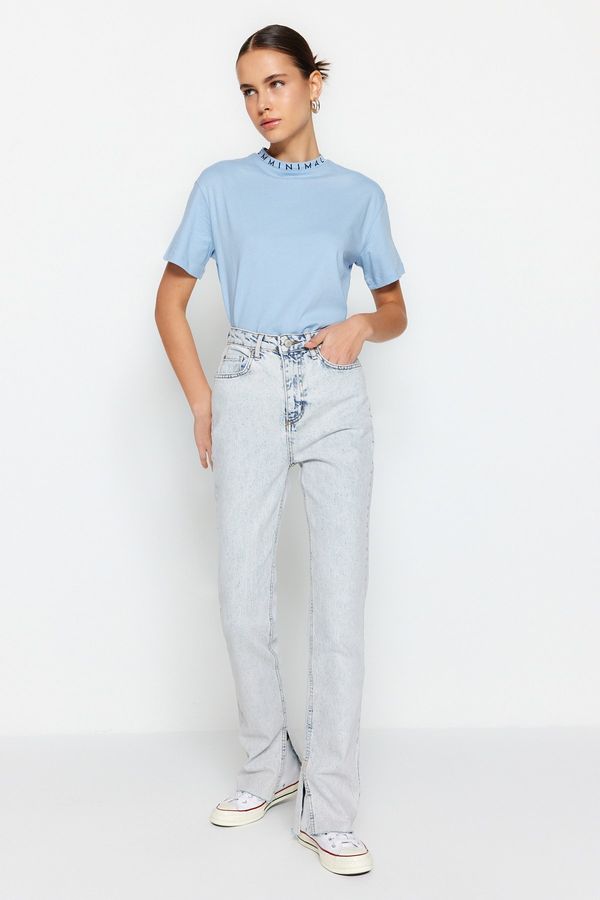 Trendyol Ženske traperice Trendyol Slim fit