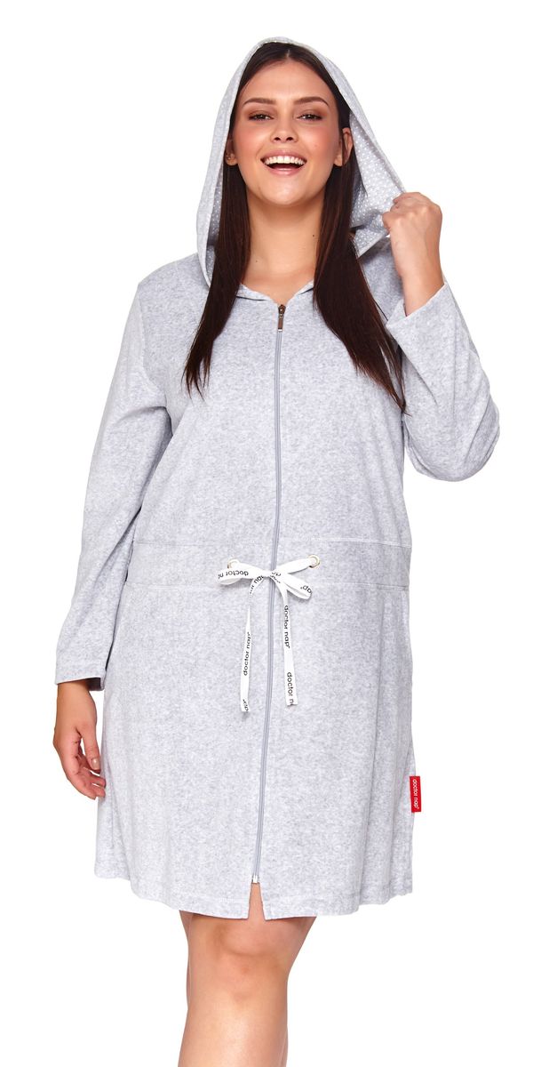 Doctor Nap Ženski ogrtač Doctor Nap Zip-Up