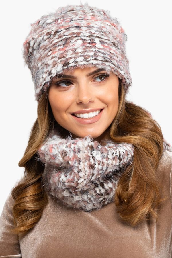 Kamea Ženski set Kamea Kamea_Set_Hat&Scarf_K.18.232.03_Beige