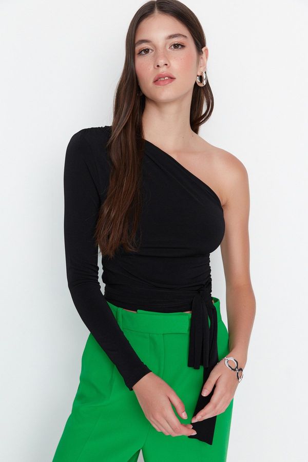Trendyol Ženski top Trendyol TWOAW23BZ00094/Black