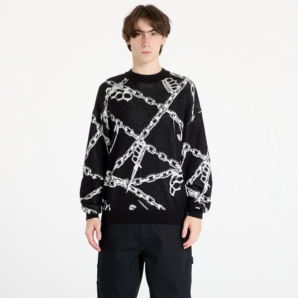 Wasted Paris Džemper Wasted Paris Knuckles Sweater Black/ White M