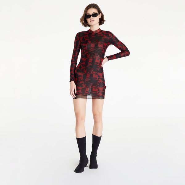 Wasted Paris Haljina Wasted Paris Wm Dress Threat Allover Red/ Black L