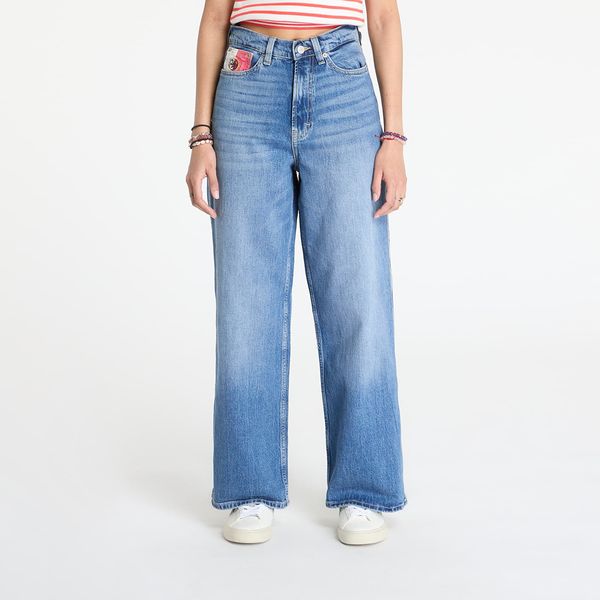 Tommy Hilfiger Hlače Tommy Jeans Claire High Rise Wide Jeans Denim Medium W25/L30