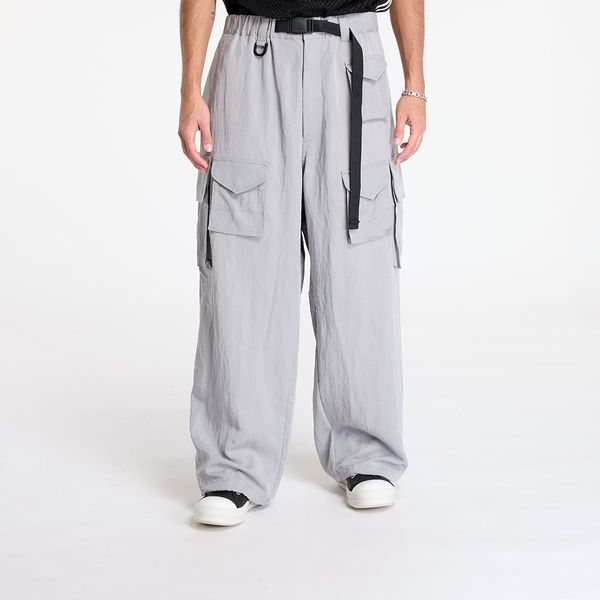 Y-3 Hlače Y-3 Washed Twill Cargo Pants Solid Grey M