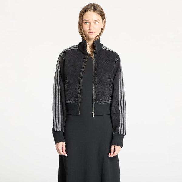 adidas Originals Jakna adidas Adicolor Denim Track Top Black/ True Black Denim M