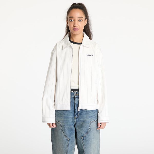 adidas Originals Jakna adidas Pinstripe Harrington Jacket White/ Off White/ Night Indigo L