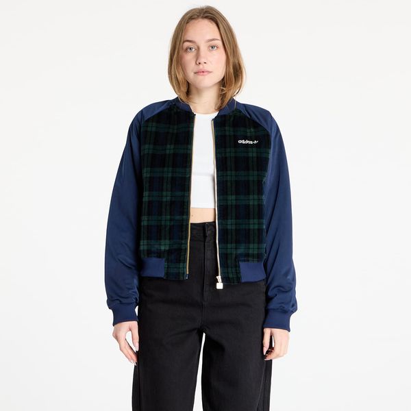 adidas Originals Jakna adidas Tartan Jacket Night Indigo/ Black/ Green XS