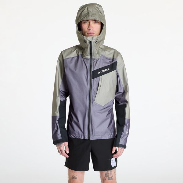 adidas Performance Jakna adidas Terrex Techrock Light Gore-Tex Active jacket Aurora Black/ Olive Strata M