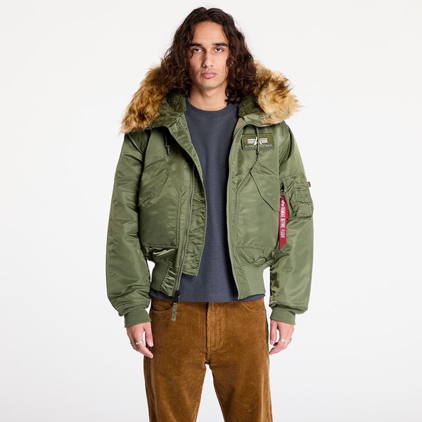 Alpha Industries Inc. Jakna Alpha Industries 45P Hooded Sage-Green M