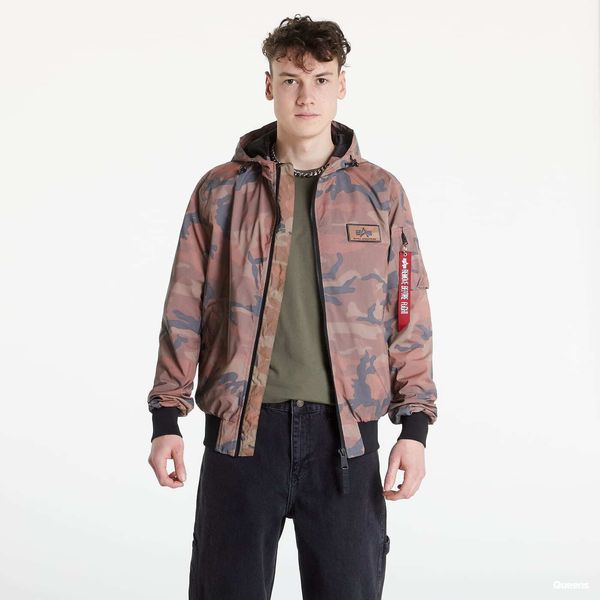 Alpha Industries Inc. Jakna Alpha Industries MA-1 LW Hoode Refl. Camo Brown M