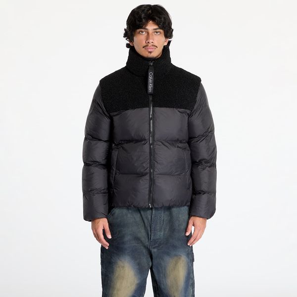 Calvin Klein Jakna Calvin Klein Jeans Sherpa Puffer Jacket Black S