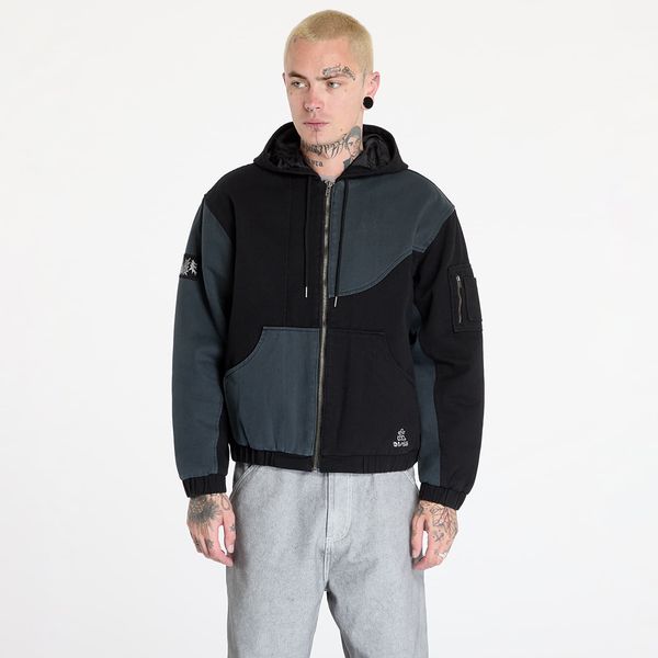 DIME Jakna DIME Panel Denim Hooded Bomber UNISEX Charcoal L