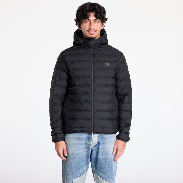 FRED PERRY Jakna FRED PERRY Hooded Insulated Jacket Black XL