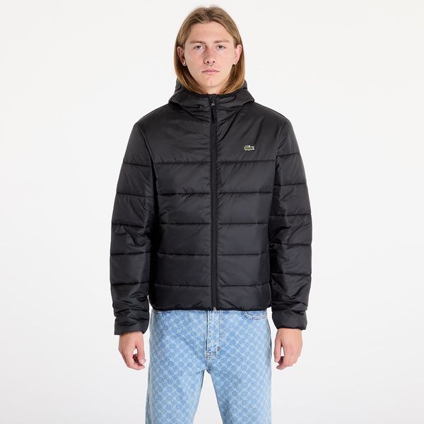 LACOSTE Jakna LACOSTE Men's Water-Repellent Quilted Puffer Jacket Black/ Black L