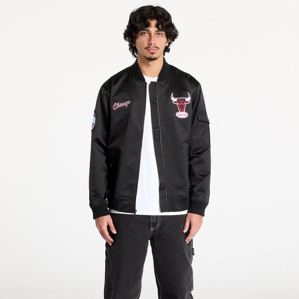 Mitchell & Ness Jakna Mitchell & Ness NBA Team Leader Satin Vintage Logo Bulls Bomber Black M